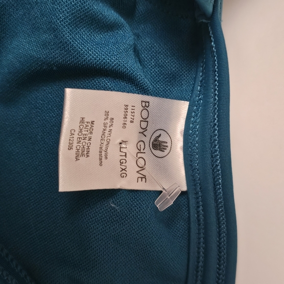 BODY GLOVE XL Electra One Piece Strappy Back Detail Smoothie Prussian XL - Picture 5 of 5